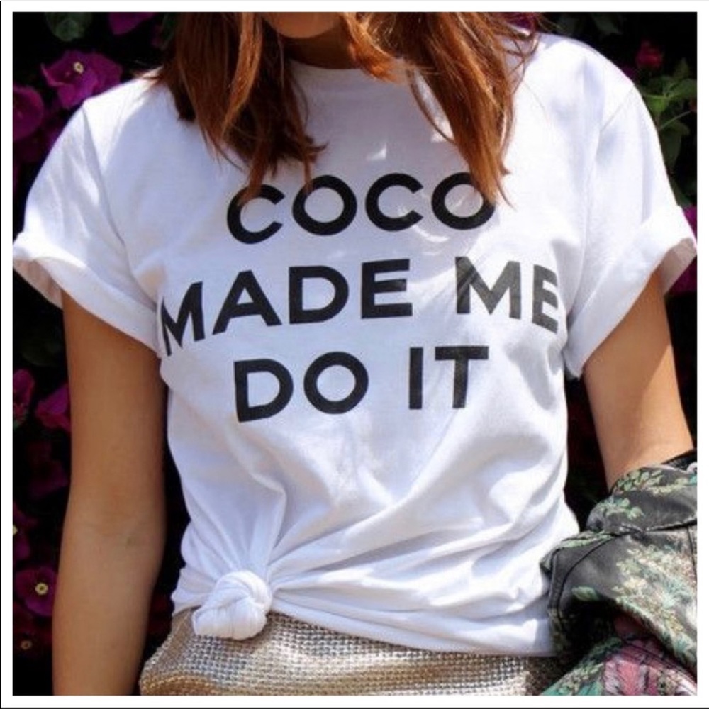 MADE ME DO IT GRAPHIC TEE - Picture 2 of 7